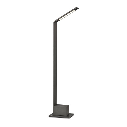 6W hagelampe, 80cm, IP65 - Grå, 810lm, 4000K, utendørs bedlampe