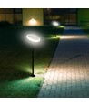 8W Solara LED hagelampe med solcelle - IP65, 360 grader, høydejusterbar, skumringssensor, inkl. batteri