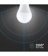 B22 8,5W LED pære - A60, 806lm, erstatter 60W