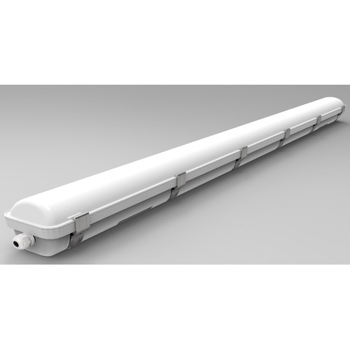 LEDlife 48W LED armatur - 160lm/W, 5000K, 150 cm, IP66, IK10, gjennomgangskobling, 230V