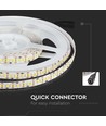 5m 17W/m LED-strip - 12V, IP20, 204 LED per meter, varmhvit