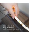 12V ZigZag 5W/m LED strip - 5m, 60 LED per meter, IP20