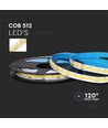 512 LED Stripe 13W/m - 6000K, IP20, 24V, 5m/Rull