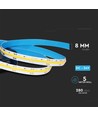 5m 10W/m COB-LED strip, 6500K - 24V, IP20, 280 LED pr. meter, COB LED