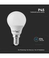 4,5W P45 LED Plastikkpære E14 - 3000K, 6 stk/pakke.