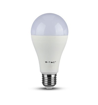 8.5W A60 LED Lyspære E27 - 3000K, Plast, 3 stk/pakke