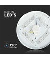 18W LED Kuplampe - 300mm Stjerneoverflate, CCT 3i1, Rundt.