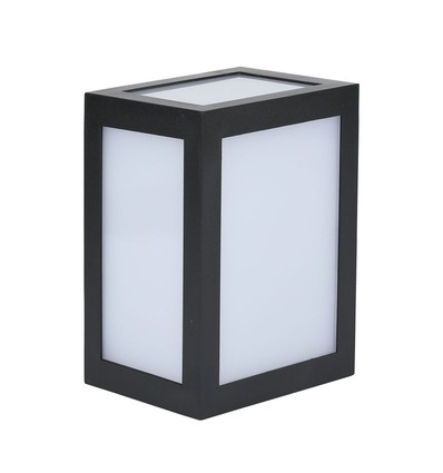 12W LED vegglampe - IP65, sort, 1350lm, utendørs