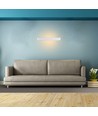 17W LED vegglampe, 135lm/W - IP44, hvit, 61cm, 2300lm, inne / ute