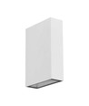 4W LED vegglampe - IP65, hvit, 3000K, PC plast, inkl. lyskilde