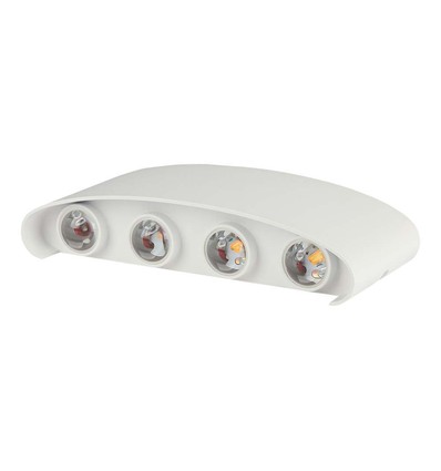 7W sand hvit LED vegglampe - 940lm, 4000K, inkl. lyskilde