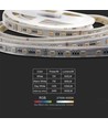 60 LED Stripelys 24W/m - CCT 3in1+RGB, IP65, 24V.