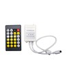 Infrarød controller med fjernkontroll til CCT/RGB - 12V-24V, 6A, 24 knapper, til 3-i-1 LED strips