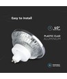 GU10 12W dimbar AR111 LED pære - RA90, 6400K, 40 grader, 1031lm