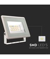 10W LED lyskaster, hvit - IP65, 750lm, 4000K, utendørs