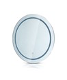 60cm 25W rund LED speil med touch - CCT, IP44, duggfri, 3-i-1 lysfarge