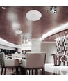 60W Designer taklampe med fjernkontroll - 150lm/W, CCT, dimbar, stjernehimmel, rund cover