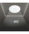 60W Designer taklampe med fjernkontroll - 150lm/W, CCT, dimbar, stjernehimmel, rund cover
