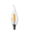 E14 4W LED flammepære - Kultråd, kertepære, 4000K