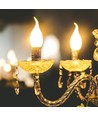 E14 4W LED flammepære - Kultråd, kertepære, 4000K