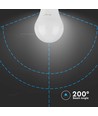 3 stk. E27 10,5W LED pære - A60, matt glass, 3000K, 1055lm, 3-pakning