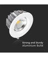 40W Reflektor Downlight - LED, COB, 4000K, Høy Lumen