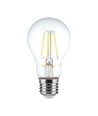 E27 10W LED filamentpære - A60, klart glass, 6500K, 1055lm