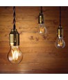 E27 10W LED filamentpære - A60, klart glass, 6500K, 1055lm