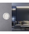 Trådløs Touch lysdemper til LED strips, hvit - 12V/24V, veggmontert, til enkeltfarget LED