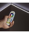 Touch fjernkontroll til RGB+CCT LED strips - 4 soner, hvit, touch kontroll
