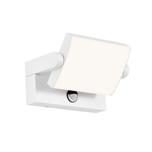 17W LED vegglampe med sensor - IP65, 2580lm, hvit, 3000K, PIR sensor