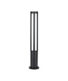 10W LED hagelampe / bedlampe, 80cm, IP65 - 1000lm, sort, kald hvit, utendørs