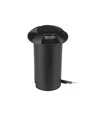 1W LED nedgravingsspot - 6400K, sort, 12V