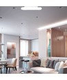 26W Firkantet LED pendel, CCT dimbar - 2500lm, 30x30cm, inkl. fjernkontroll, 3-i-1 fargeskift