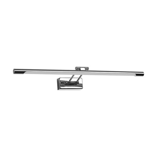 64cm bilde/speillampe 12W LED - Krom, 3000K, vippbar, inkl. lyskilde