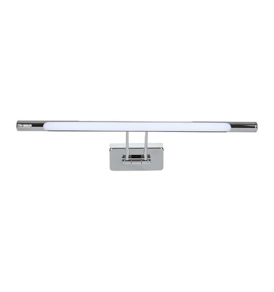 8W LED bilde-/speillampe, krom - 50cm, vippbar, 3000K/4000K, inkl. lyskilde