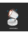 6W LED vegglampe - 3000K, hvit, inkl. lyskilde, innendørs/fasade