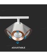 12W dobbel LED vegglampe - 3000K, hvit