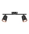 12W LED vegglampe - Sort, 3000K