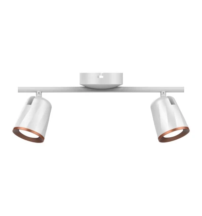 12W LED vegglampe med dobbelt hode - 4000K, hvit, justerbar, 960lm, innendørs