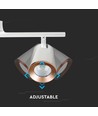 18W hvit LED vegglampe - 3000K, 3 hoder
