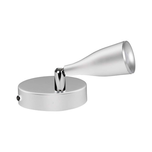 4,5W LED vegglampe - 420lm, 3000K, hvit, innendørs