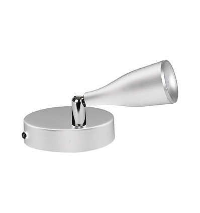 4,5W LED vegglampe - 420lm, 3000K, hvit, innendørs