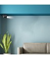 4,5W LED vegglampe - 420lm, 4000K, IP20, sort, innendørs dekorasjonsbelysning