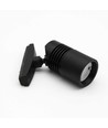 PicoTrack 3,5W Mini LED skinnespot - Sort, Passer til PicoTrack skinner, RA92, 24V