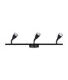 13,5W LED vegglampe - 3000K, sort