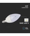 E14 2,9W LED kronepære - 250lm, 4000K, erstatter 25W, SMD chip