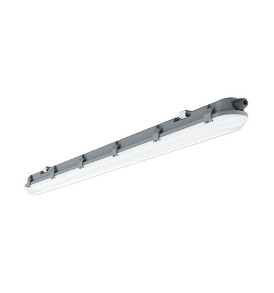 18W LED Vanntett Lampe - 60cm, Samsung Chip, Melkeaktig Deksel, 6500K.