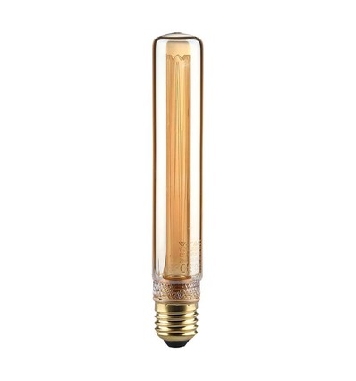 T30 LED lyspære 2W E27 - Amber glass, ART kulltråd, 1800K