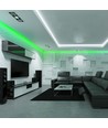 5m 3,2W/m sprutsikker LED strip - Grønt lys, IP65